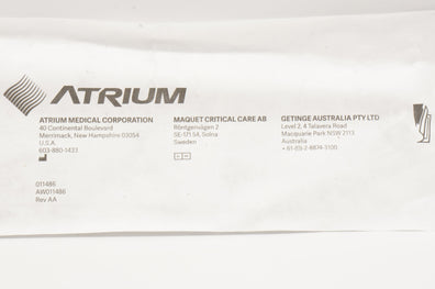 Atrium 15028 Firm PVC Thoracic Catheter 28Fr (x)